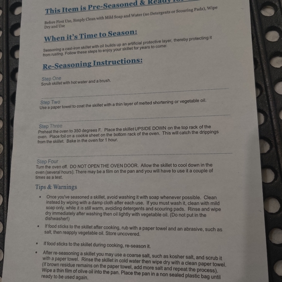 Parini Cast Iron Griddle Square - Picture 5 of 5